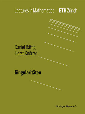 cover image of Singularitäten